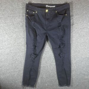 Argonaut Jeans Mens Size 40x32 Blue Ultra Slim Distressed‎